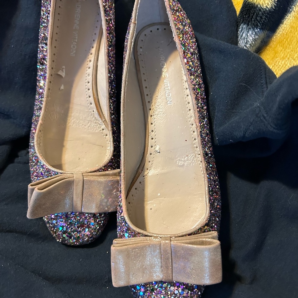 Beautiful evening ladies shoes.